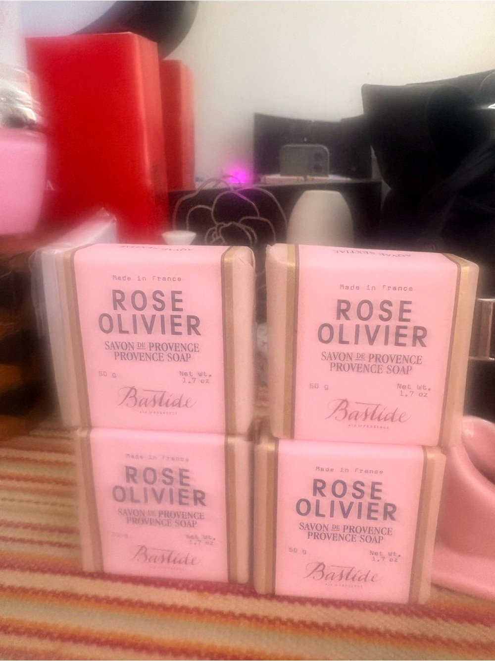 Bastide Rose Olivier Provence Bar Soap NWT
